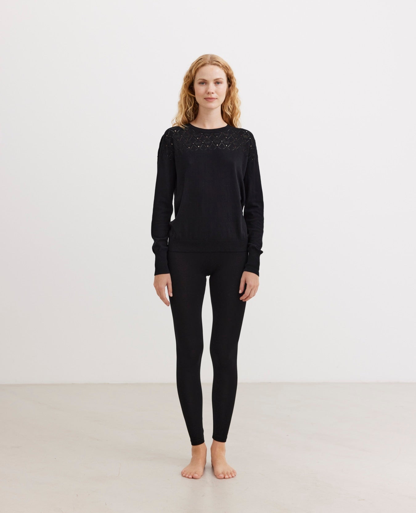 BASIC JERSEY LEGGINGS black - Noa Noa