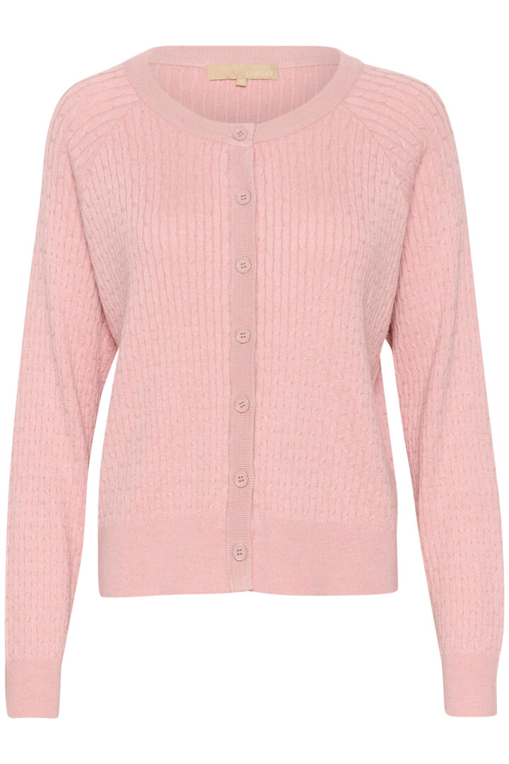 CUBALU ANNEMARIE CABLE CARDIGAN rosa - Culture 50110770