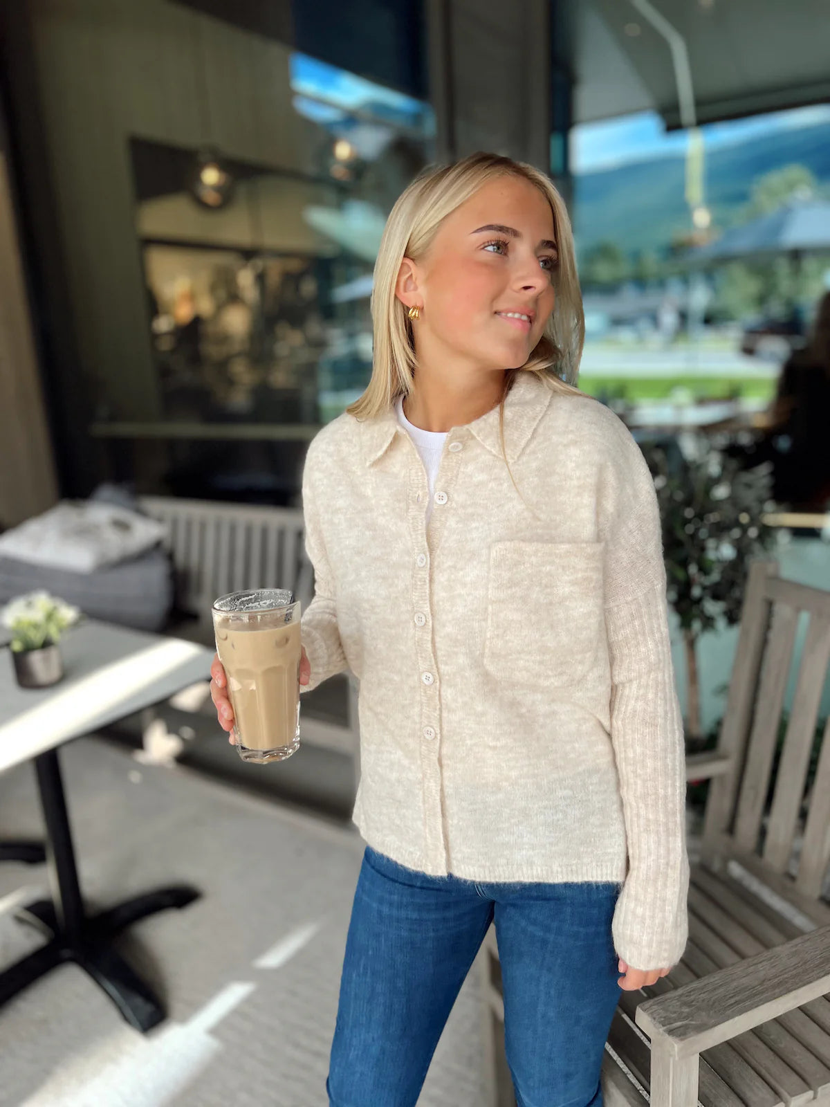 PETRA CARDIGAN faune - Rah Oslo 324826