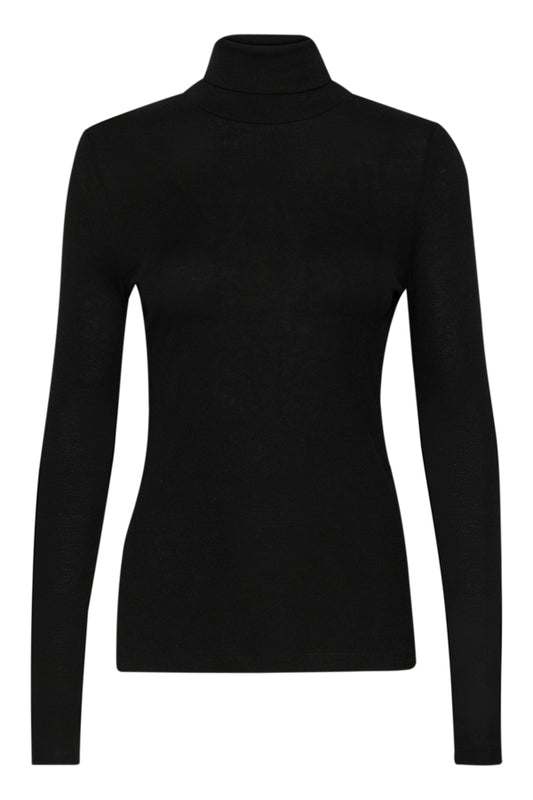 CUANNEVIG ROLLNECK GENSER black - Culture 50111210