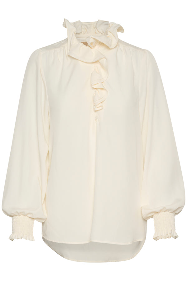 CUCAMUSA FLOUNCE SHIRT offwhite - Culture 50111309