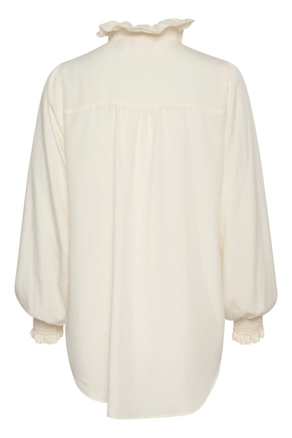 CUCAMUSA FLOUNCE SHIRT offwhite - Culture 50111309