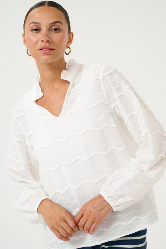 CUFINA BLUSE offwhite - Culture 50111739