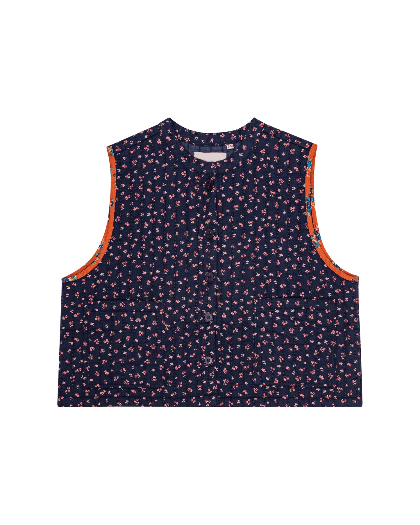 FLEUR SHORT WAISTCOAT VEST - Habiba WQ1017