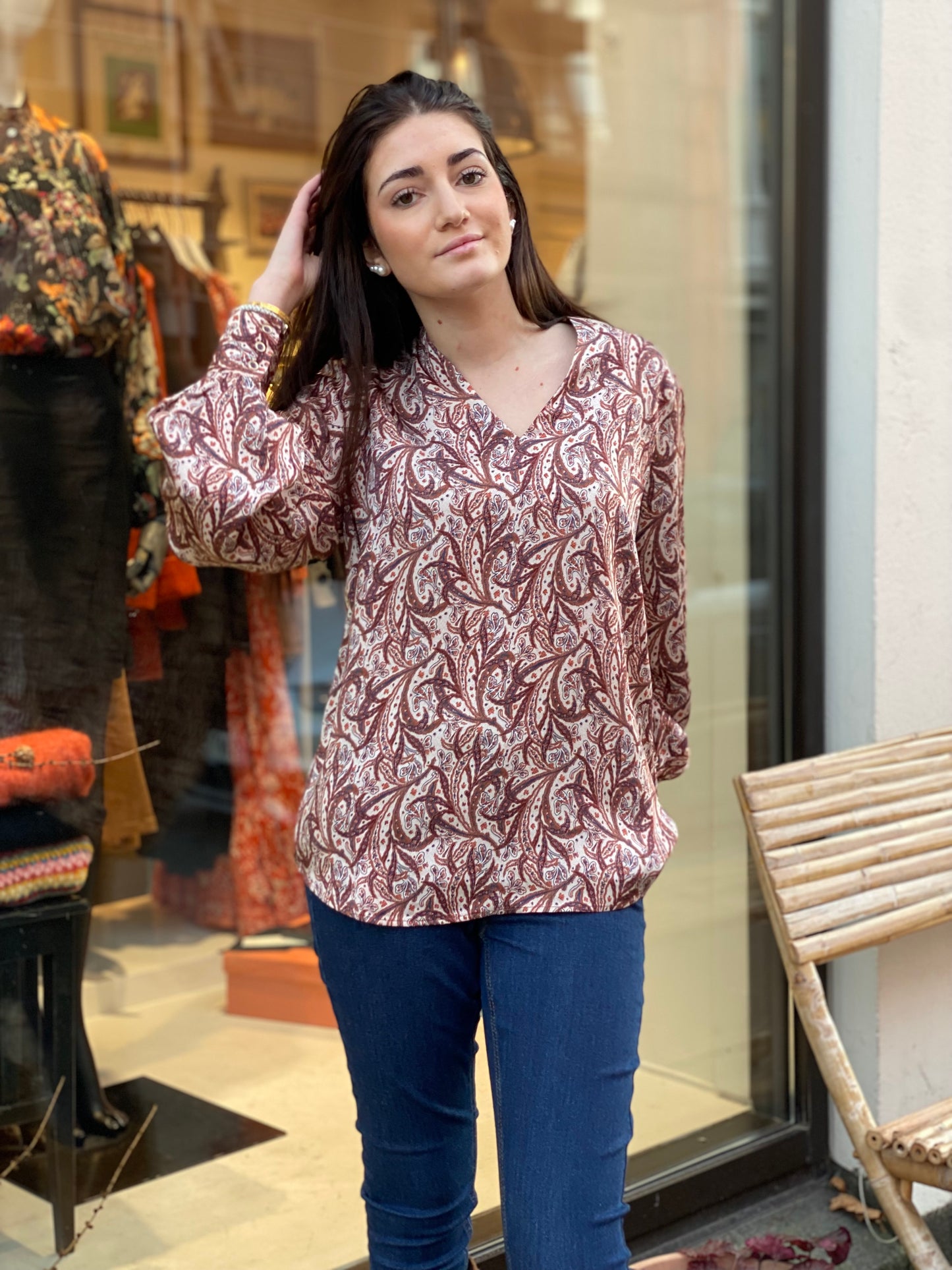 PAISLEY HELENE BLOUSE - Katrin Uri 2430421