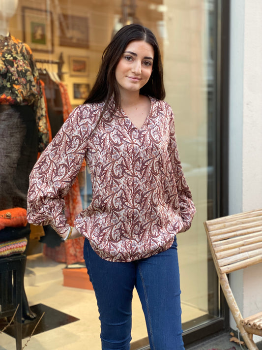 PAISLEY HELENE BLOUSE - Katrin Uri 2430421