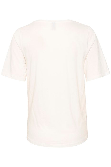 CUCAMELINE VNECK T-SHIRT offwhite - Culture 50110487