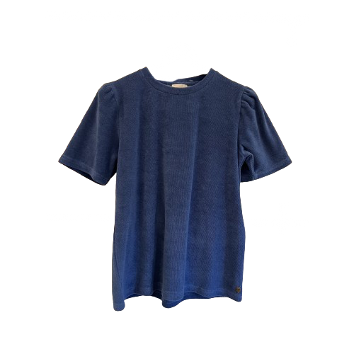 LINA PUFF T-SHIRT Dutch blue - Rah Oslo 324511